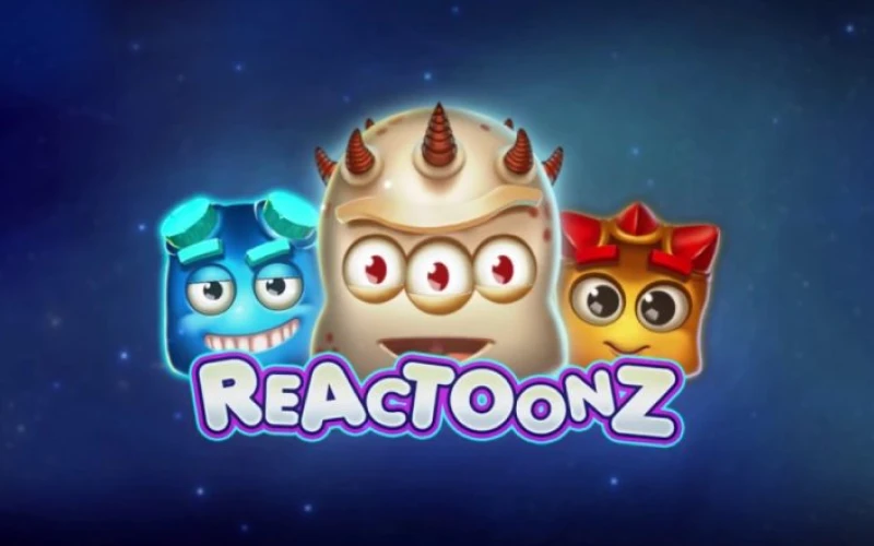 Play the Reactoonz game on the 1win platform.