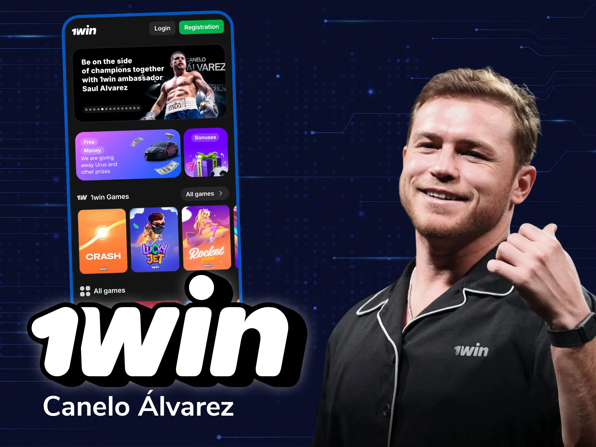 Canelo Alvarez, 1win ambassador