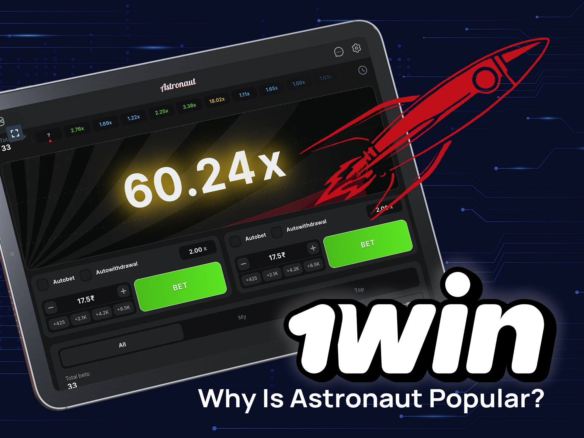 Find out why Astronaut on 1win is so popular among players.