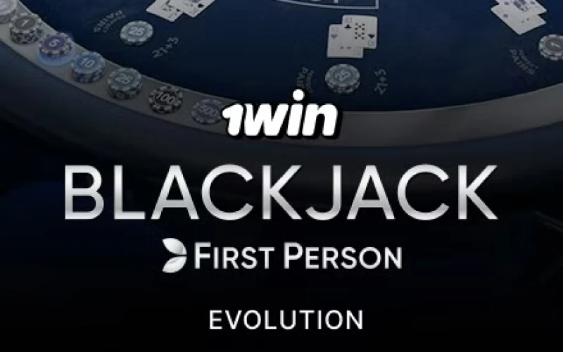 Blackjack game at 1winbet