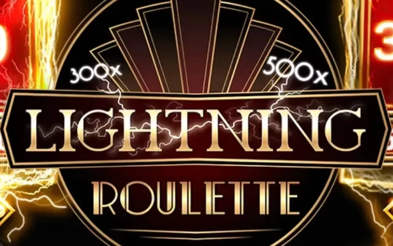 Lightning Roulette is available at 1winbet
