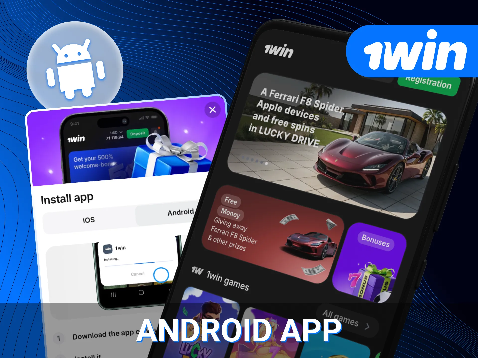 iinstall casino app on their Android